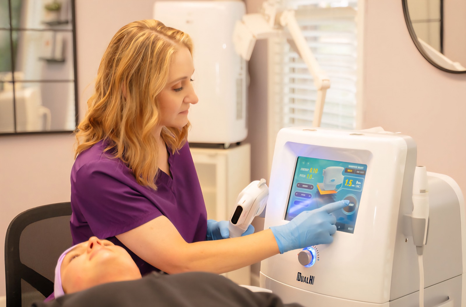 DUALHI+ HIFU TREATMENT MACHINE BY SKIN PRO LORI